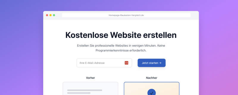 Kostenlose Homepage erstellen – geht das wirklich?